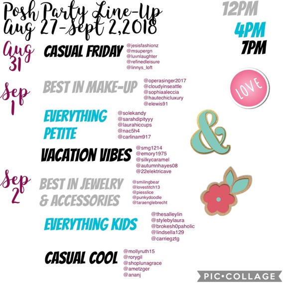 Posh Party Line Up Aug 27-Sep 2 - Picture 3 of 3